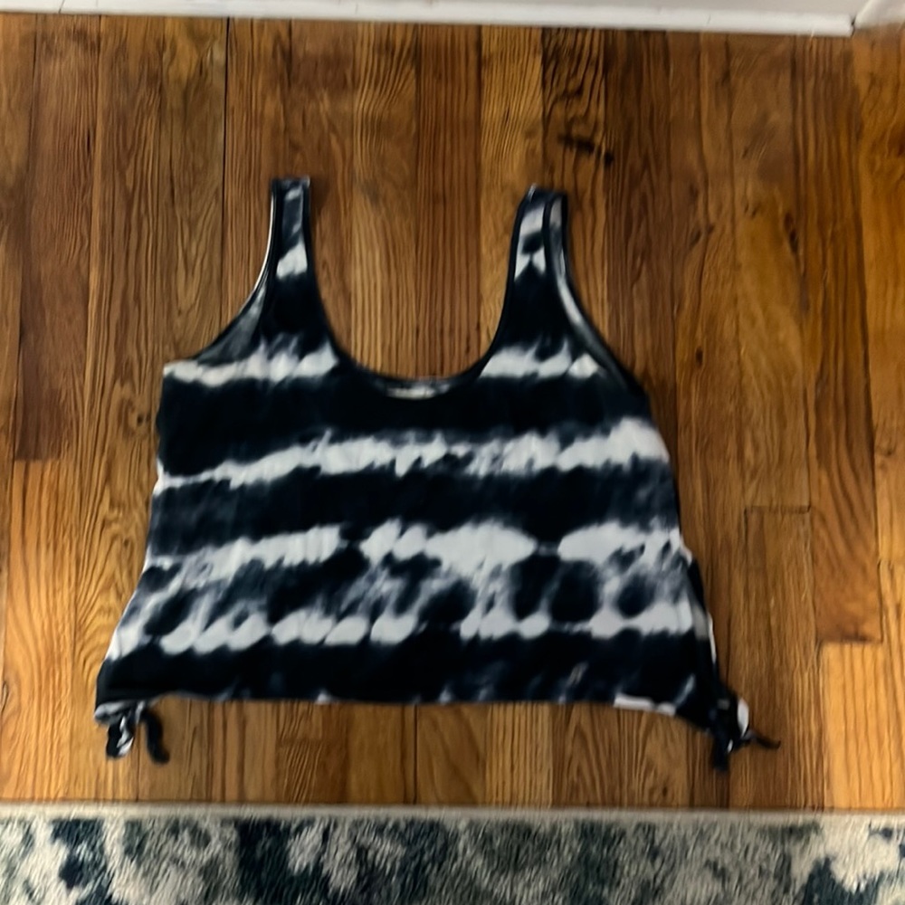 Ralph Lauren denim and supply tie dye top